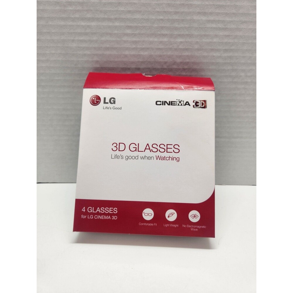 LG Cinema 3D Glasses AG-F310 3 Pairs Open Box